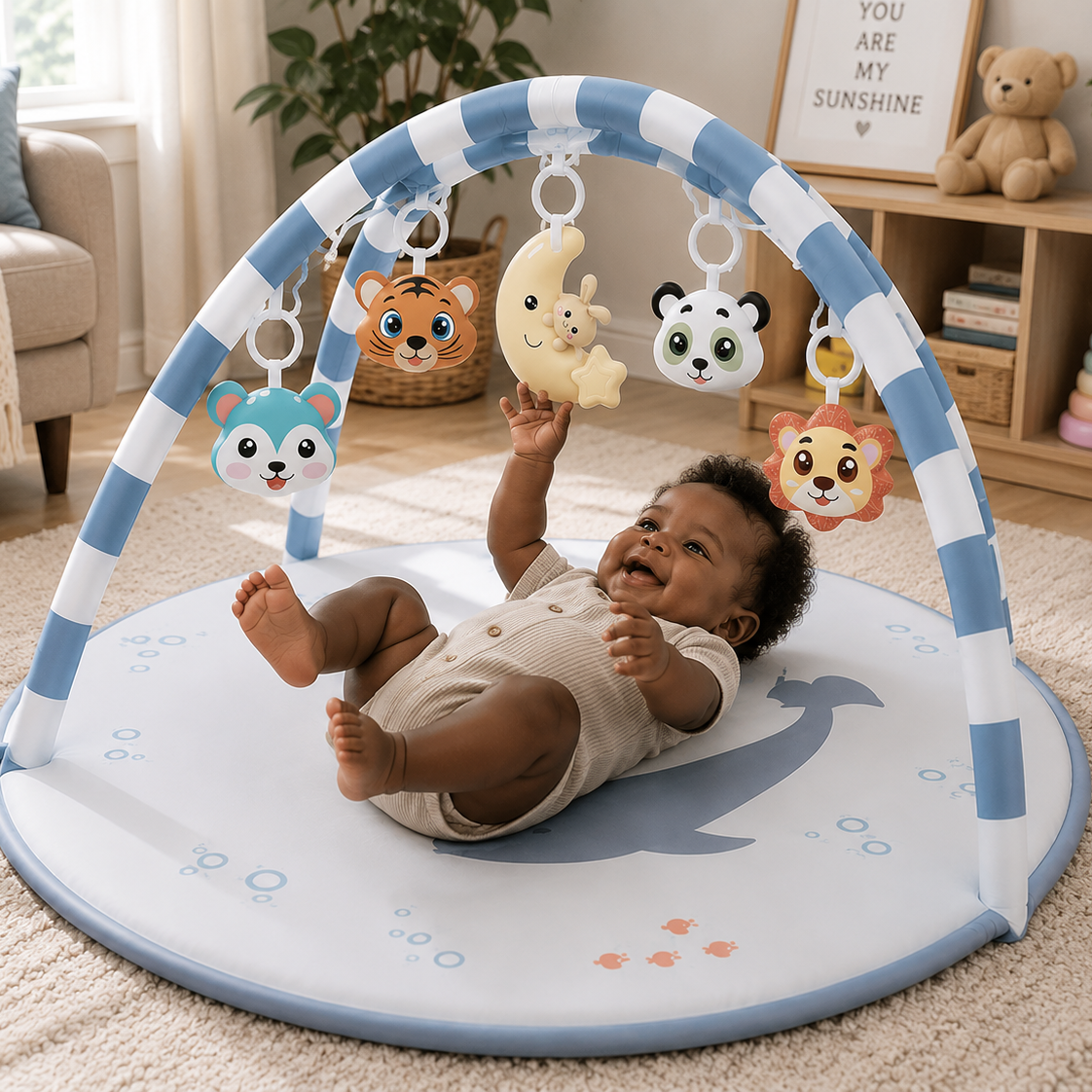 Montessori Baby Sensory Play Gym - view 1