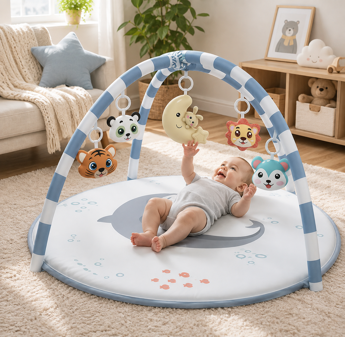Montessori Baby Sensory Play Gym - view 5